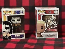 Wwe Funko Pops: Rikishi Signed , And rare Sting (unsigned). picture