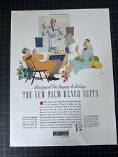 Vintage 1940s Palm Beach Suits Print Ad picture