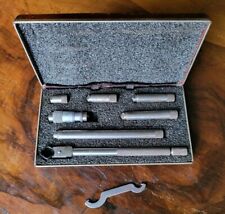 Vintage L.S. Starrett No. 823 Inside Tubular Micrometer Set Machinist Tool USA picture