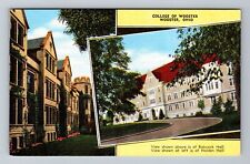 Wooster OH-Ohio, College Of Wooster, Antique Vintage Souvenir Postcard picture