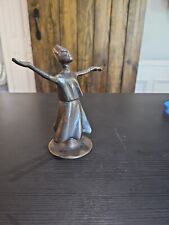 Whirling Dervish Figure Sufi Figurine Islamic Turkish Spins Vintage Figure Moves picture