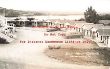 VT, Newport, Vermont, RPPC, Bay View Cabins, 50s Cars, Photo No 3 picture