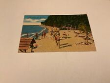 Erie, PA.~ #2 Beach and Beginning of Boardwalk - Linen Unposted Vintage Postcard picture
