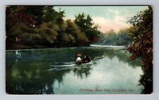Columbus OH-Ohio, Olentangy River View, c1908 Antique Vintage Souvenir Postcard picture