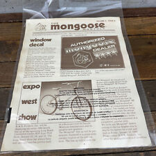 Mongoose Monthly Old School BMX Brochure Dealer Catalog Vintage Expo West 83 picture