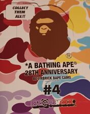 Medicom Toys Bearbrick x A Bathing Ape 28th Anniversary Camo #4 100% picture
