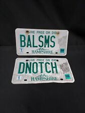 Old BALSAMS DIXVILLE NOTCH - NH Vanity License Plate Plates Obsolete 2006 Orig. picture