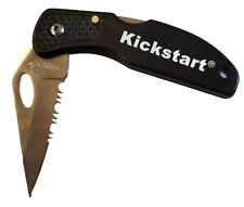 Maxam Falcon Lockback Serrated Edge Blade Stainless Pocket Knife 