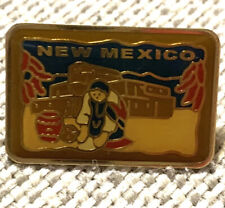 Vtg NEW MEXICO Souvenir Travel Lapel Hat Pin picture