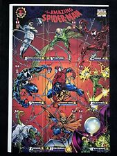 1994 Marvel Cards The Amazing Spiderman 9 Card Uncut Promo Sheet 1st Edition picture