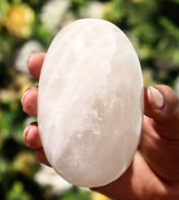 100MM Clear Petalite Quartz Natural Healing Stone Gemstone Chakra Balance Lingam picture