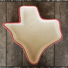 Vintage Saratoga Treasure Craft Texas Ceramic Chip Bowl Lone Star State Dish USA picture