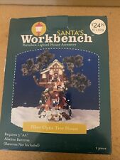 Santa’s Work Bench Fiber Optic Tree House picture