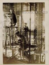 1936 Press Photo Construction site of new high school in Bayonne, New Jersey picture