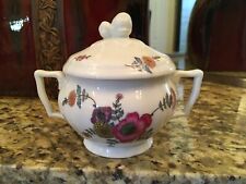 HTF Raynaud Ceralene Limoges Anemones Covered Sugar  Bowl Discontinued 1995 picture