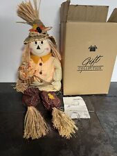 Retired Avon Frankie Fiber Optic Scarecrow Thanksgiving Lighted Fall Decor picture
