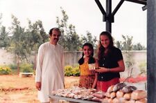 1990s Original Color Photo 4x6 India Tourist Indian Woman Man Market D32 #5 picture