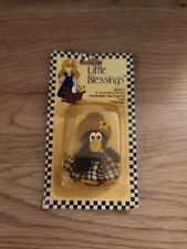 Vintage Suzi 1994 Little Blessings Black Crow in Hat Flatback Clay Figurine ~NEW picture
