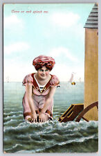 Vintage Bathing Suit Postcard C1910 Titled 