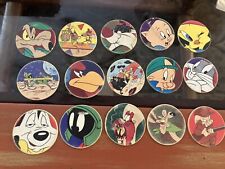 Vintage Mexican Lot of 15 Rare Toons WB Tazos Pogs Sabritas Promo From 90's picture