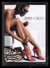 Jimmy Choo Shoes 2000s Print Advertisement Ad 2007 Gorgeous Long Tan Legs picture