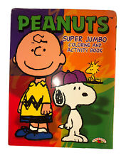 Peanuts Super Jumbo Coloring & Activity Book Landoll's 1999 NEW picture