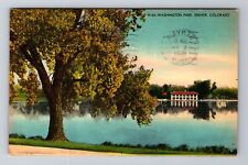 Denver CO-Colorado, Washington Park, Antique, Vintage c1948 Souvenir Postcard picture