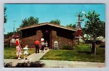Minden NE-Nebraska, Sod House, Pioneer Village, Antique, Vintage Postcard picture