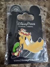 2014 Disney Pluto with Chip & Dale Pin with card picture