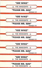 Five Jukebox Title Strips - The Innocents: 