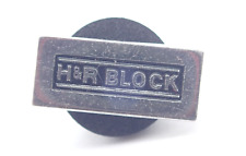 H&R Block Logo Sterling Silver Vintage Lapel Pin picture