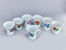 MEISSEN HAND PAINTED PORCELAIN Tea Coffee Mocha Demitasse Cup  Set of 7  R140 picture
