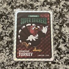 Veefriends Super Stickers Tenacious Turkey /213 Gravy  Holder Exclusive 15% Rare picture