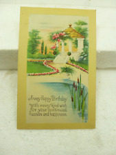 Antique postcard Happy Birthday w/ Verse Used Posted May 22, 1939 picture