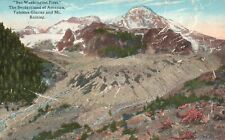 Postcard WA Tahoma Glacier Mt Rainier Switzerland of America Vintage PC f7350 picture