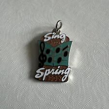 Vintage Job’s Daughters Spring Into Spring Charm Enamel Lapel Pin picture