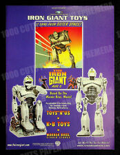 Iron Giant Figures Trendmasters 1999 Trade Print Magazine Ad Poster ADVERT picture