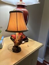 Rooster Desk Lamp Works Great Condition Vintage 1950s picture