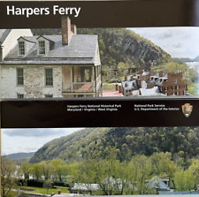 Newest HARPERS FERRY NHP - MD/VA/WV  NATIONAL PARK SERVICE UNIGRID BROCHURE  Map picture