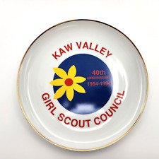 Girl Scouts of America 40th Anniversary Ceramic Commemorative Plate 1954 - 1994 picture