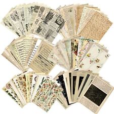 180 Sheets Vintage Paper Ephemera Lot -Perfect For Junk Journals and Mixed Media picture