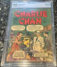 Charlie Chan #1 Simon& Kirby cvr Art Pre-Code crime Crestwood 1948 CBCS4.0 picture