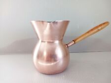 Vintage Copper Pourer With Wooden Handle picture