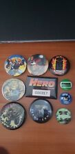 Lot Of 10 Comic Pin Back Buttons picture