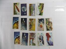 Lot of 12 Barratt Bassett Trade Cards Space Mysteries 1965 picture