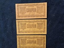 3 UNITED CIGAR STORES CO. 1/5 COUPON picture