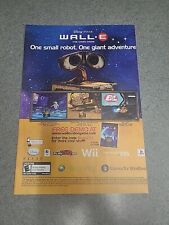 Wall E DISNEY PIXAR VIDEO GAME  Print Ad 2008 8x11  Great To Frame  picture