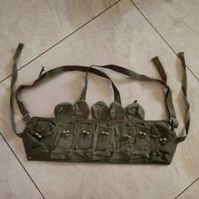 Surplus Original Chinese Army Type 63 Chest Rig Bandolier Ammo Pouch Khaki picture
