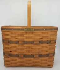 Longaberger 1987 J.W. Collection Blue Bread and Milk Basket~5th Edition~Limited picture