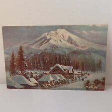 Winter Scene  below Mt. Shasta California CA 2695 postcard Tucks picture